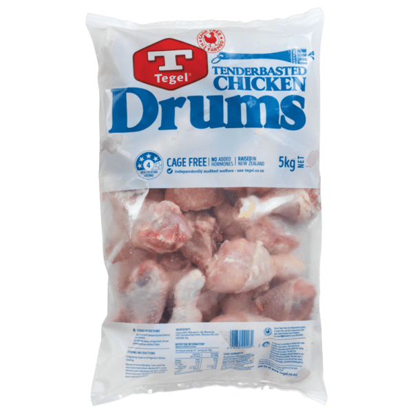 Tegel Frozen Chicken Drumsticks 5kg (see single pieces)